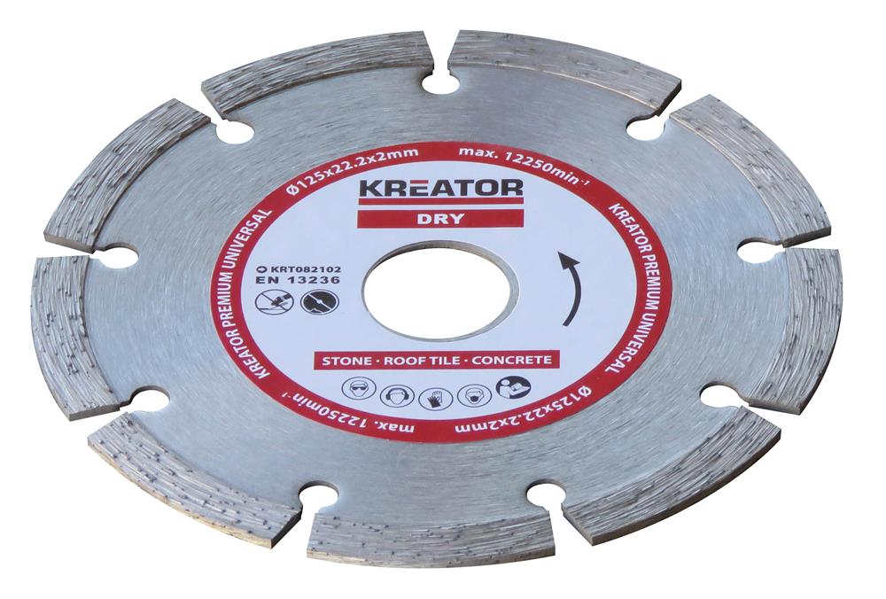 Disque diamant maçonnerie - Kreator 03082101 - 03082102 - 03082104