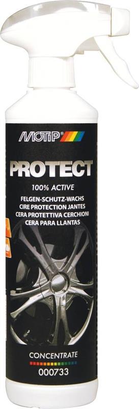 Cire de protection brillant pour jantes - Flacon spray de 500ml - MOTIP 000733