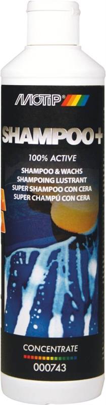 Shampoing lustrant avec de la cire - Flacon de 500ml - MOTIP 000743