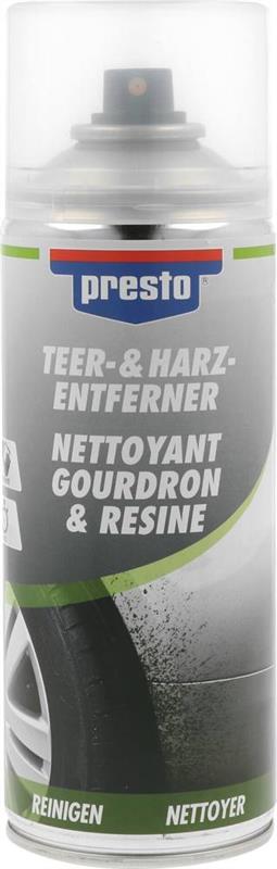 Nettoyant/détachant goudron et résine - Aérosol 400ml - Presto 03988