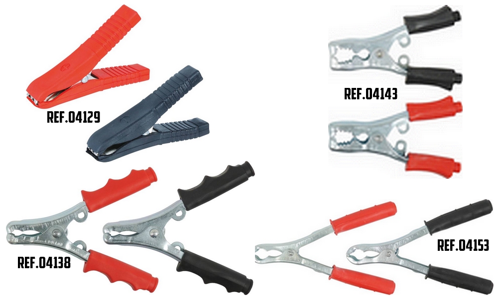 Lot de 2 pinces de charge en tôle - Différents modèles disponibles