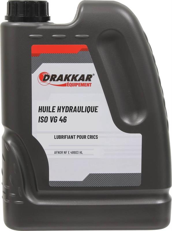 Huile pour crics Bidon de 2L ISO VG 46. 06735 DRAKKAR EQUIPEMENT