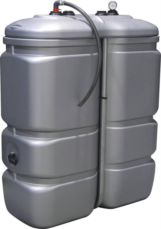 Cuve de stockage Gasoil PEHD 1000L Double paroi - Pré-équipée - SCHÜTZ ENERGY SYSTEMS 08071