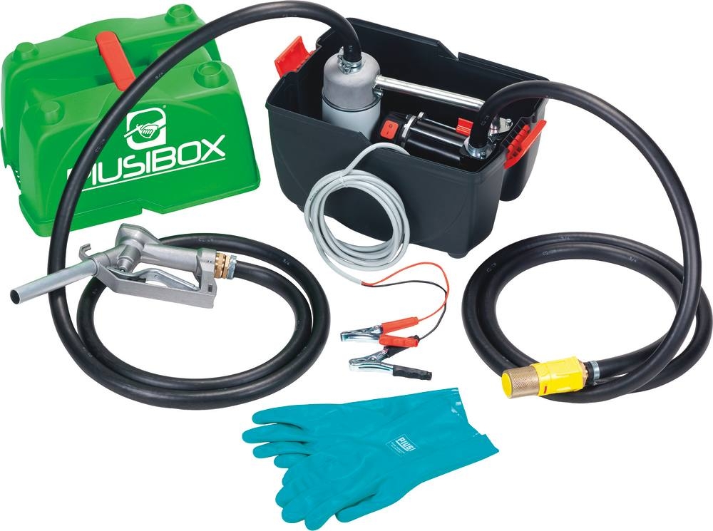 Kit pompe à gasoil 12V - 50 L/min avec tuyau d’aspiration et refoulement - PIUSI 08310