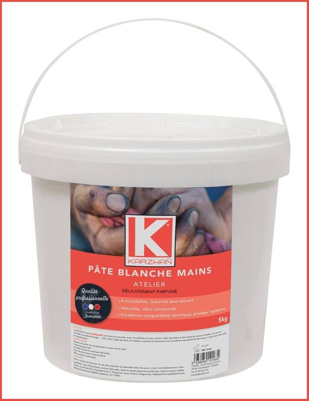 Pâte de lavage des mains avec abrasif végétal - Seau de 5kg - KARZHAÑ 10163