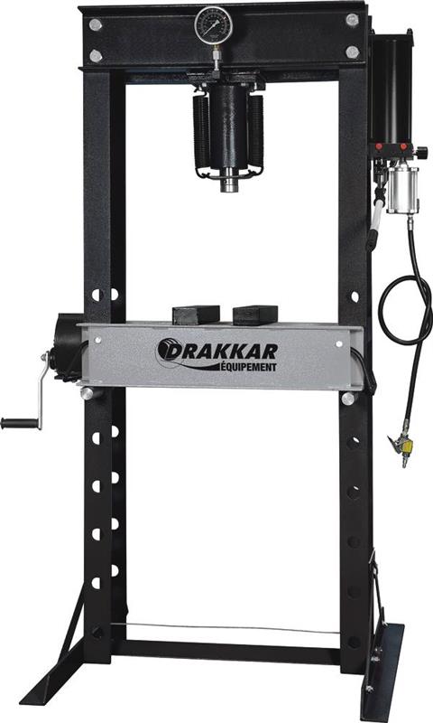 Presse d’atelier manuelle et pneumatique 40T 10535 Drakkar Equipement