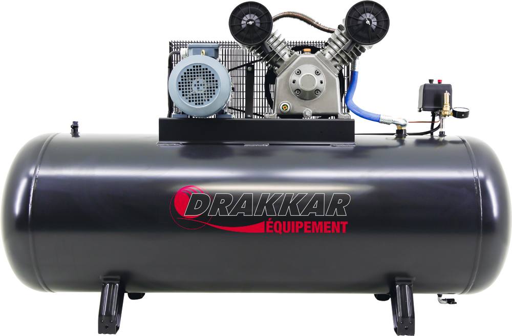 Compresseur fixe à pistons 500L Drakkar Equipement 11238/11239