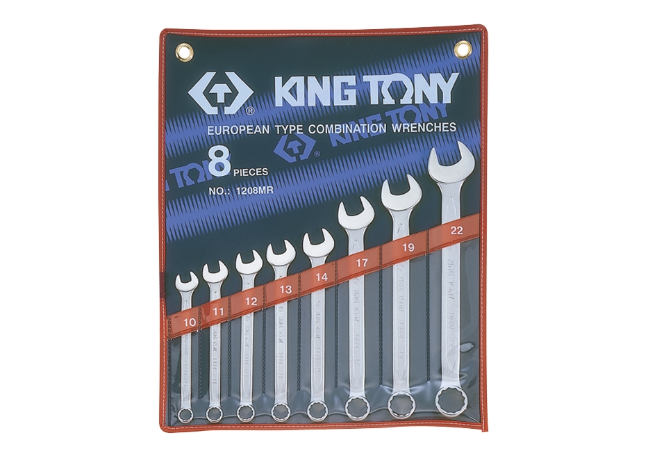 Trousse de clés mixtes métriques - 8 pièces - KING TONY 1208MR