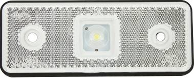 Feu de position latéral rectangle LED - Sodiflash 17937 - blanc 