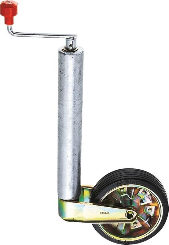 Roue jockey, jante ACIER 60mm - Course de 265mm - 500kg - AL-KO 18029