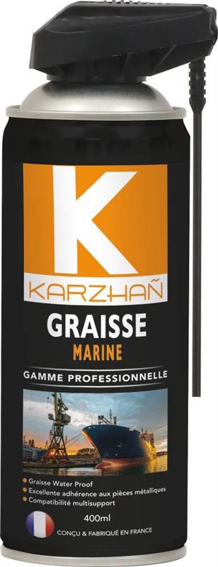 Graisse marine avec tête 2 jets - Aérosol 400ml - KARZHAN 24556