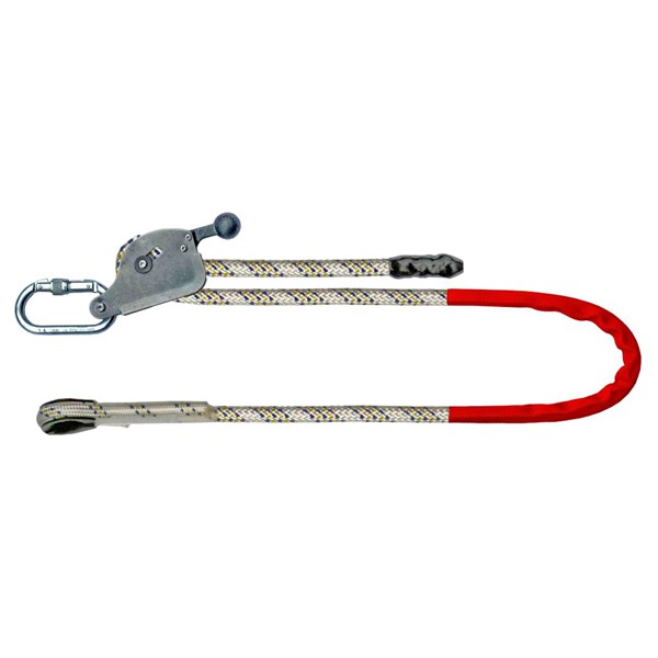 Longe de maintien au travail réglable en cordage - Ø 14mm - LEVAC 3617AF200A