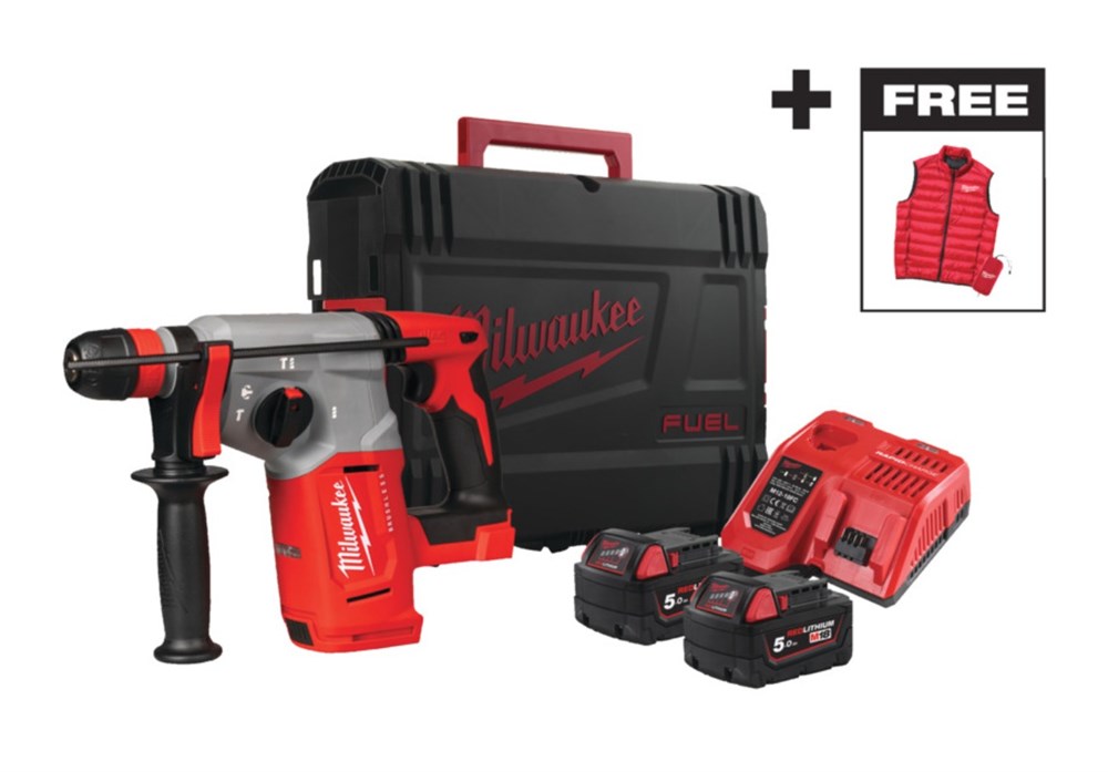 Pack perforateur M18 BLHXMC-502X + doudoune XL offerte - Milwaukee 4933499459 Pack perforateur M18 BLHXMC-502X + doudoune XL offerte - Milwaukee 4933499459