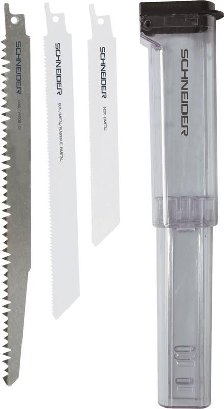 Lame de scie sabre bois/métal/plastique - Lot de 12 pièces - Schneider 50762