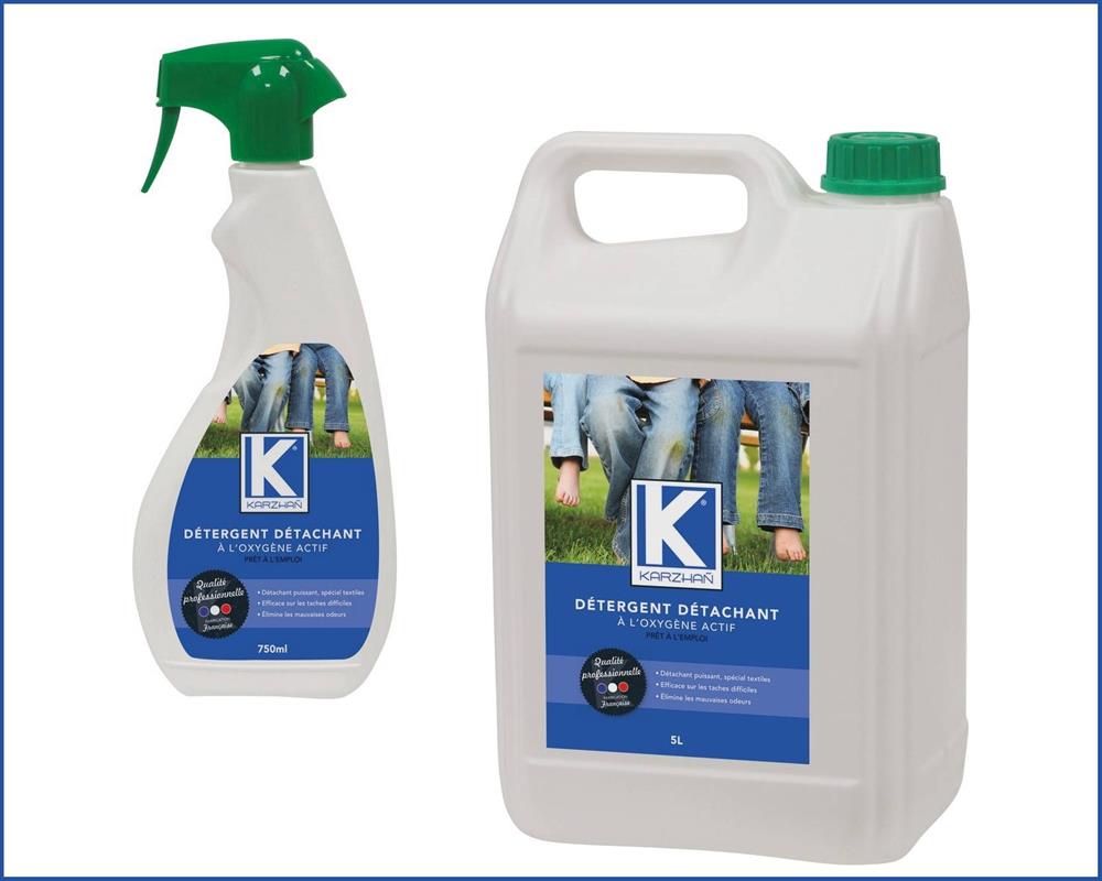 Détachant à l’oxygène actif - KARZHAÑ - Disponible en 750ml ou 5L