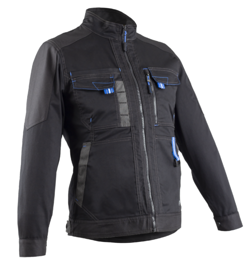 Veste femme 6 poches - noir/bleu - CASITA - COVERGUARD 5CAJ010