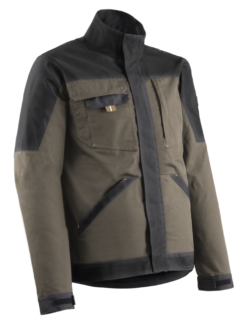 Veste de travail 5 poches - tabac/caramel - CRISTOBAL - COVERGUARD 5CRJ300