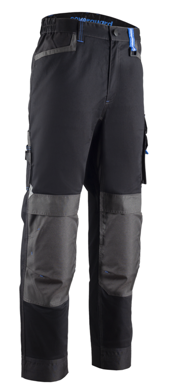 Pantalon de travail 7 poches - Noir/Bleu - TELICA - COVERGUARD 5TLP010