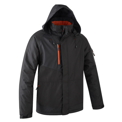 Parka doublure polaire - Noir/Orange - YUZU - COVERGUARD 5YUZ310