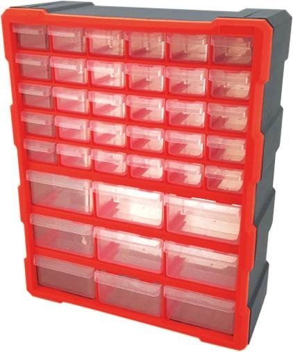 Armoire de rangement plastique 39 tiroirs - Drakkar Equipement 72557