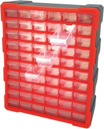 Armoire de rangement plastique 60 tiroirs - Drakkar Equipement 72561