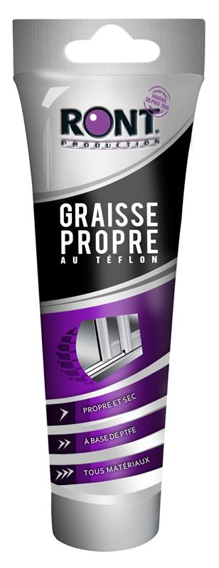 Graisse propre au Téflon - Tube de 100g - RONT 2540