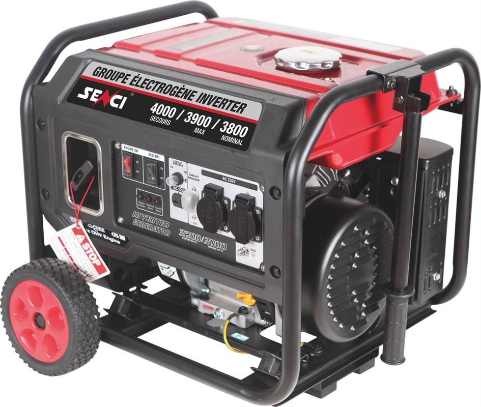 Groupe électrogène INVERTER 4000W 7CV - SENCI 82015