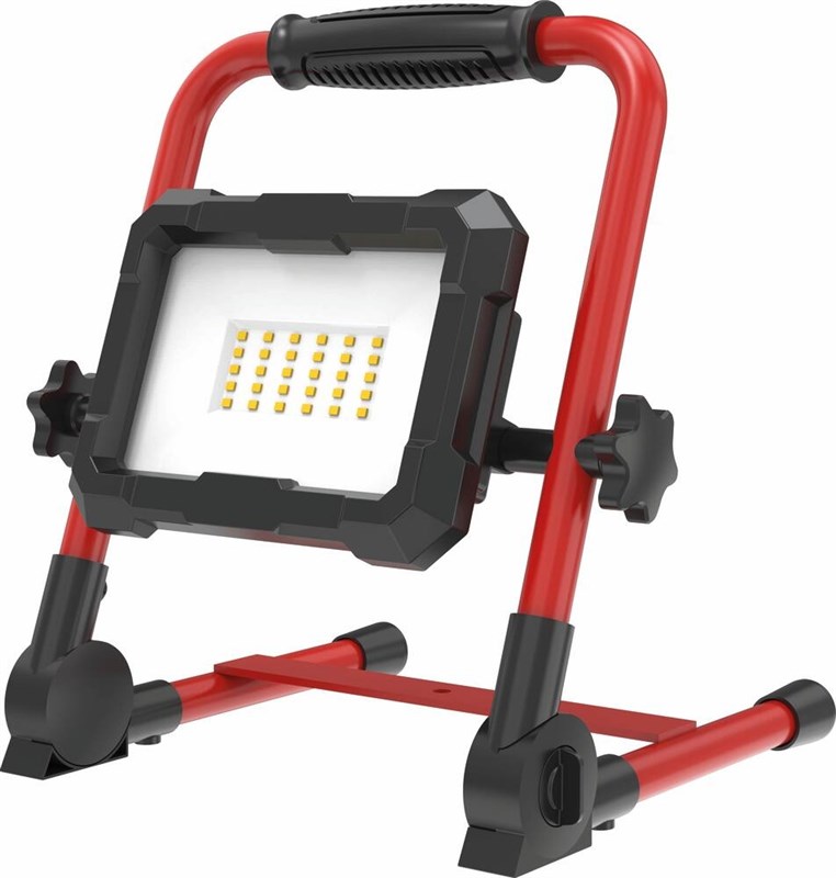 Projecteur LED de chantier – Rechargeable et portable sur pied - DRAKKAR Projecteur LED de chantier – Rechargeable et portable sur pied - DRAKKAR