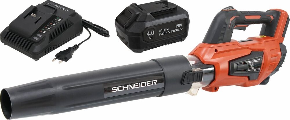 Souffleur de feuilles à batterie 20V – Débit 400/570 m³/h – SCHNEIDER 83505/83506 Souffleur de feuilles à batterie 20V – Débit 400/570 m³/h – SCHNEIDER 83505/83506