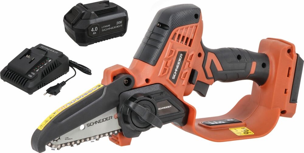 Élagueuse sur batterie 20V - Guide 10 cm – SCHNEIDER 83544/83545 Élagueuse sur batterie 20V - Guide 10 cm – SCHNEIDER 83544/83545