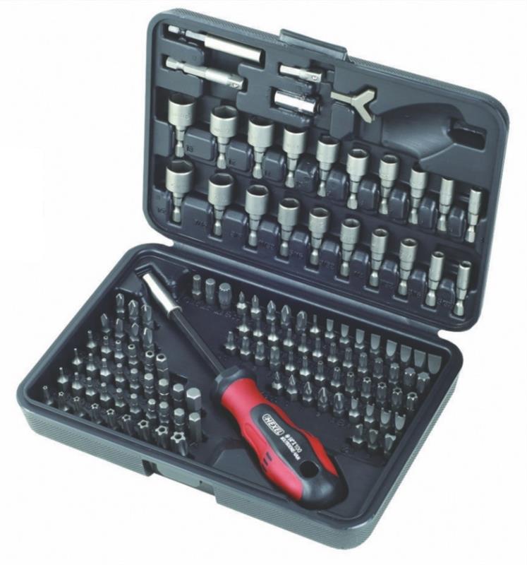 Coffret d’embouts de vissage - 122 pièces - HEXEL BS122