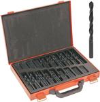 Valise métallique 170 forets métaux HSS laminés de 1 à 10mm - Stilker 22237