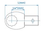 Embout polygonal métrique - 14 x 18 mm - King Tony 345022M