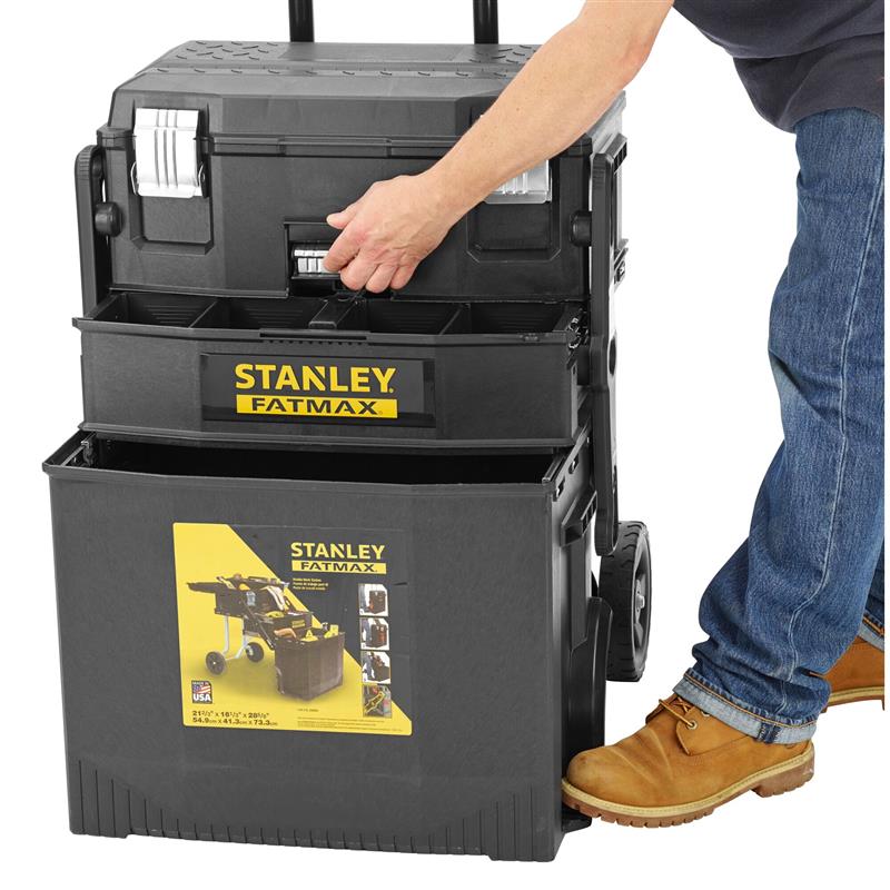 Organiseur étanche -10 compartiments amovibles Fatmax Pro STANLEY, Caisse  à outils